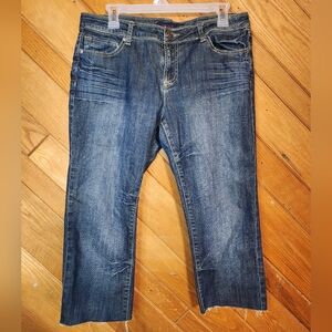 Vigold size 13 medium wash denim capris